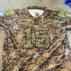 Patrick Mahomes Camo NFL Chiefs Jersey - Adult Small